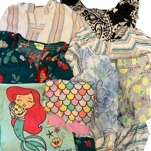 Colorful Tropical Girls Clothing Bundle